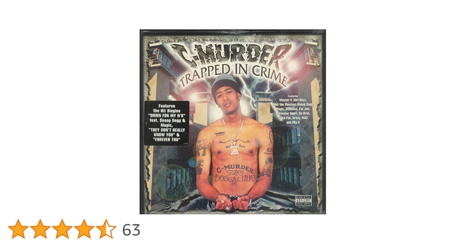 g-rap C-Murder – Trapped In Crime ×2LP C-Murder – Trapped In Crime – 2 x Vinyl (LP, Album), 2000